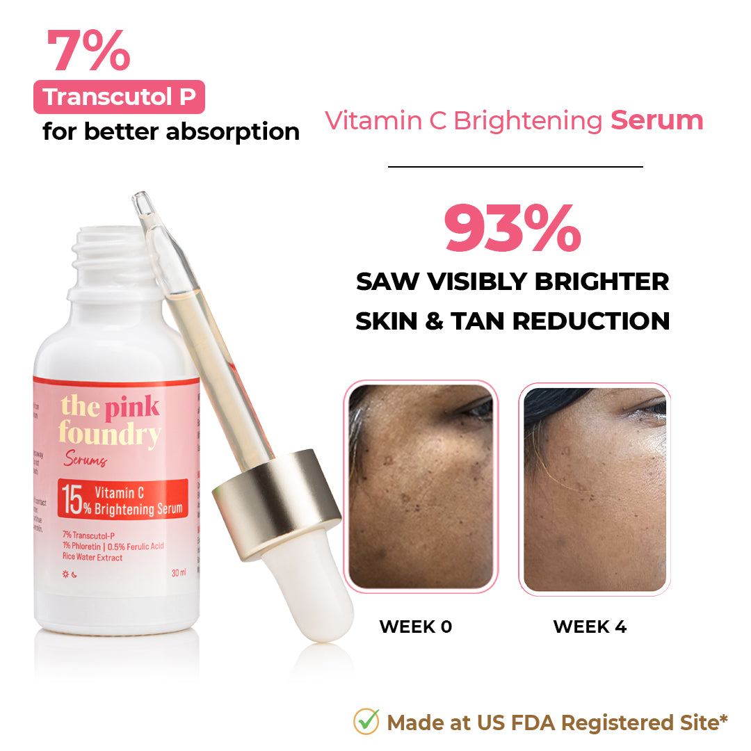 The Pink Foundry 15% Vitamin C Brightening Serum
