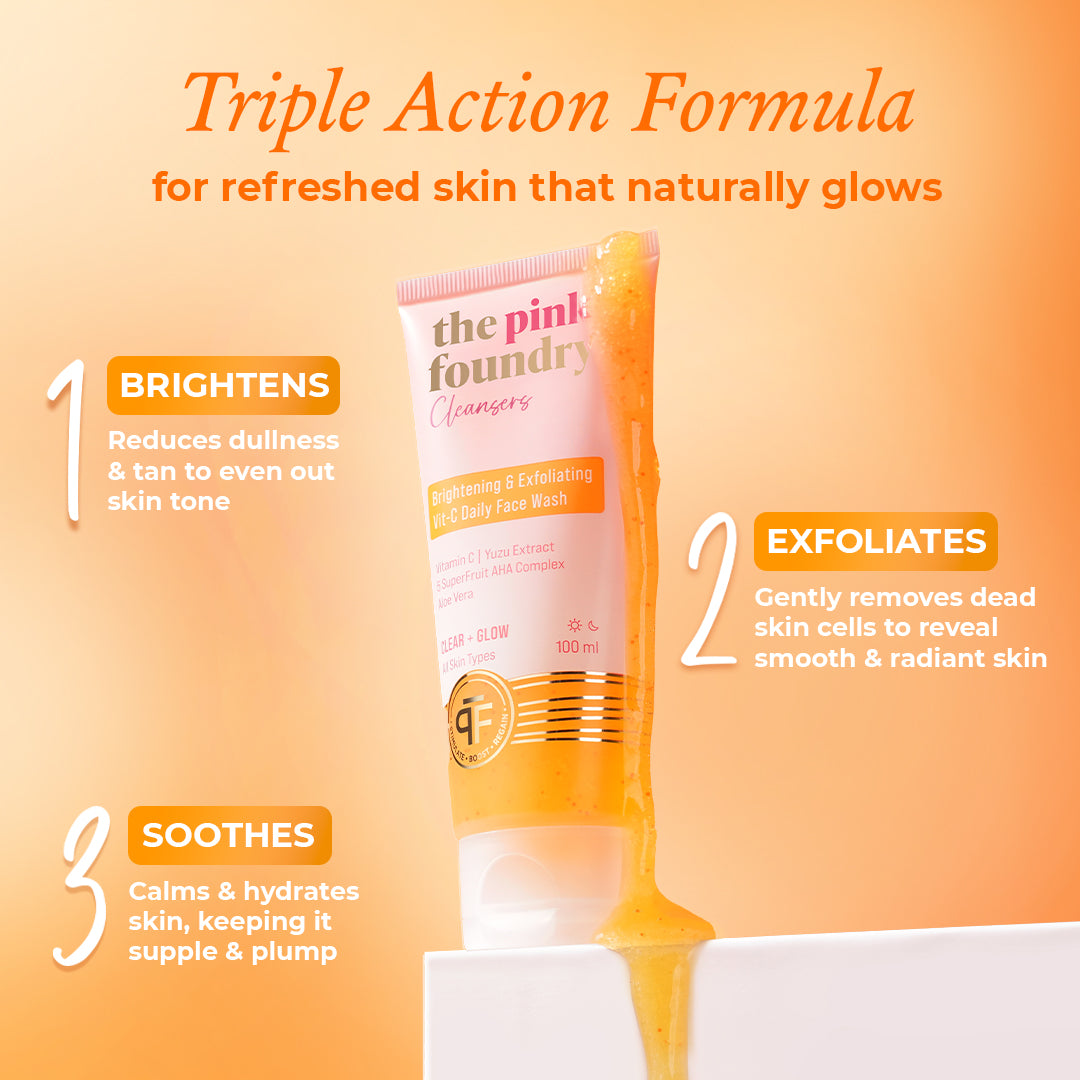 Brightening & Exfoliating Vitamin C Daily Face Wash 100 ml